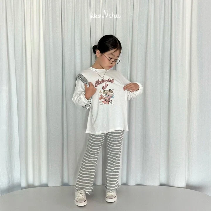 Bbonchu - Korean Children Fashion - #minifashionista - Dog Long Tee - 5