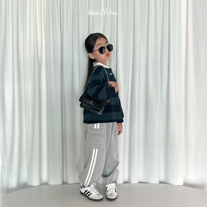 Bbonchu - Korean Children Fashion - #minifashionista - Track Jogger Pants - 6