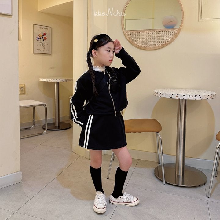 Bbonchu - Korean Children Fashion - #prettylittlegirls - Line Jacket - 5