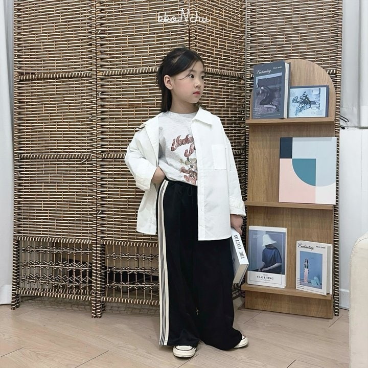 Bbonchu - Korean Children Fashion - #toddlerclothing - Dog Long Tee - 8