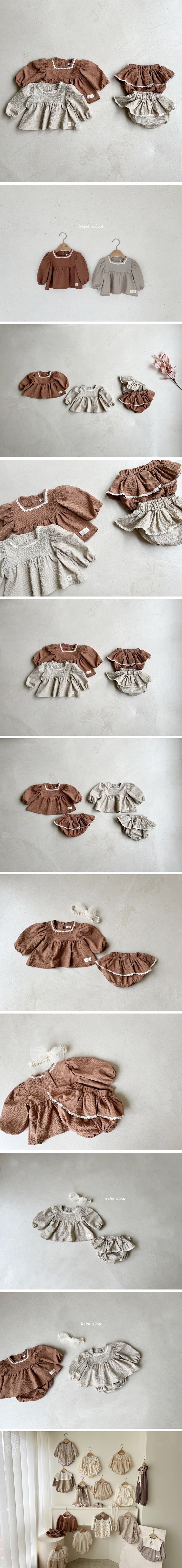 Bebe Nine - Korean Baby Fashion - #babyoninstagram - Benny Blouse