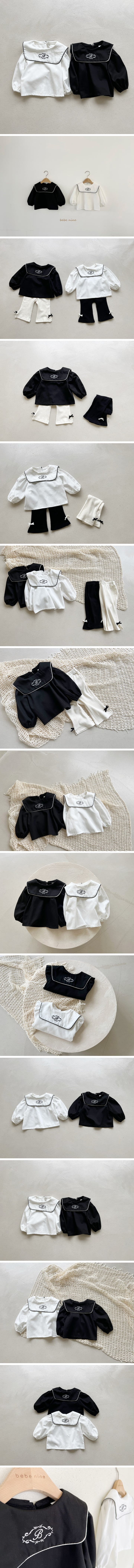 Bebe Nine - Korean Baby Fashion - #babyootd - Bling Blouse