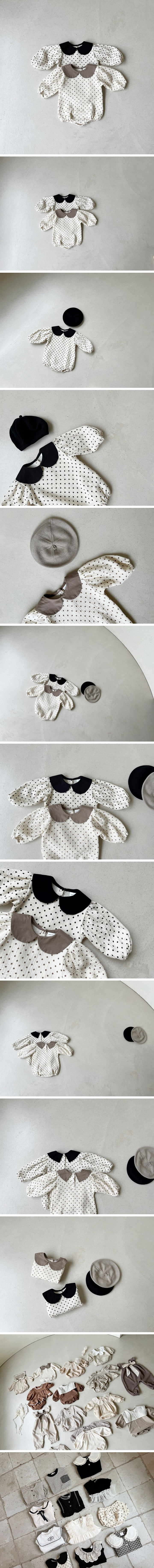 Bebe Nine - Korean Baby Fashion - #onlinebabyboutique - Joy Dot Bodysuit