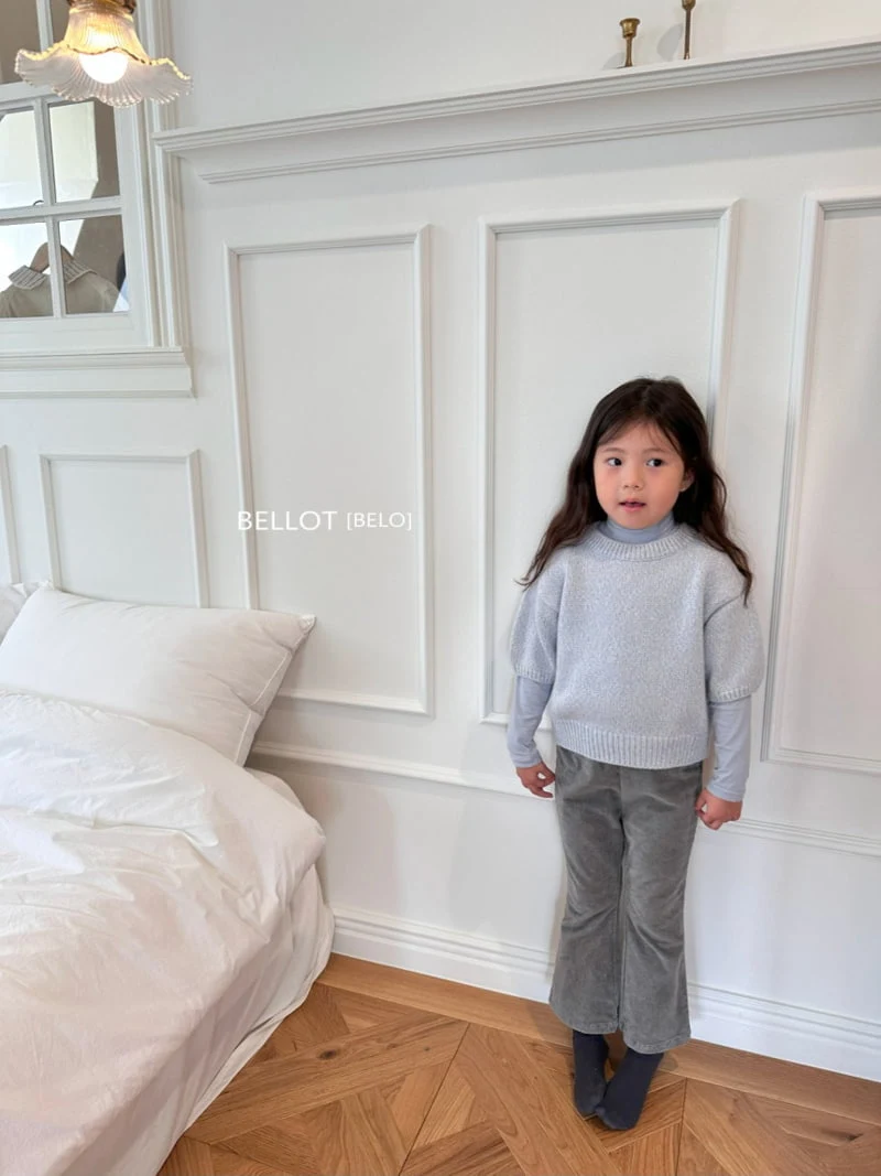 Bellot - Korean Children Fashion - #childofig - Lulu Shirring Turtleneck Tee - 5