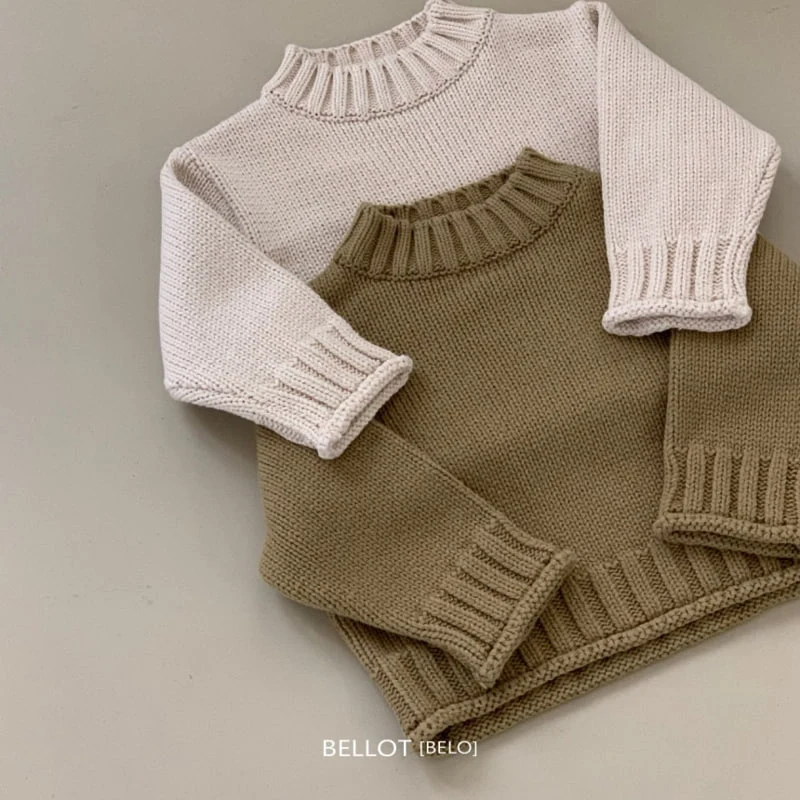 Bellot - Korean Children Fashion - #kidsstore - Lauren Knit Pullover