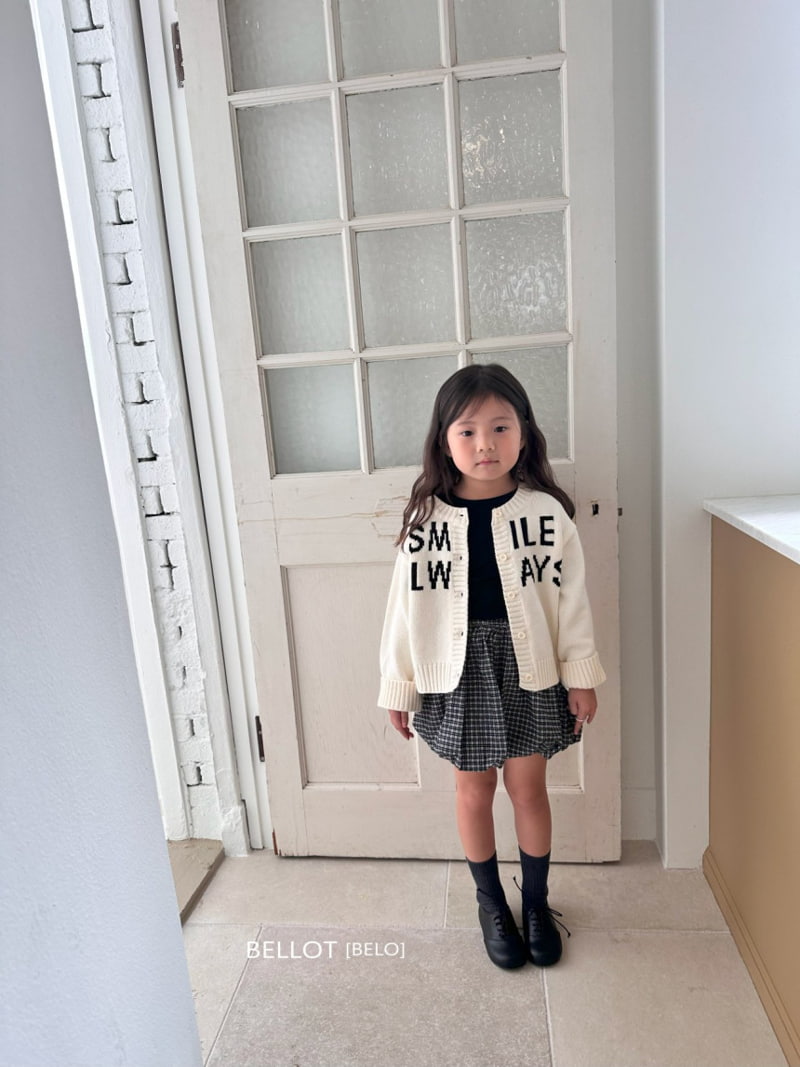 Bellot - Korean Children Fashion - #magicofchildhood - Lettering Cardigan - 2