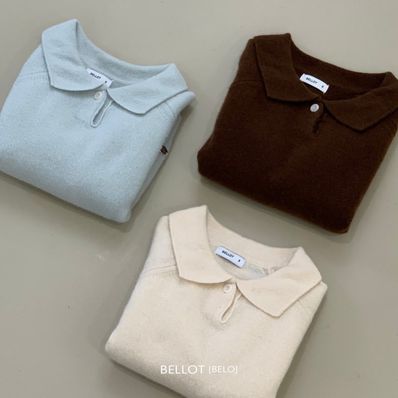 Bellot - Korean Children Fashion - #magicofchildhood - Wool Collar Knit Pullover