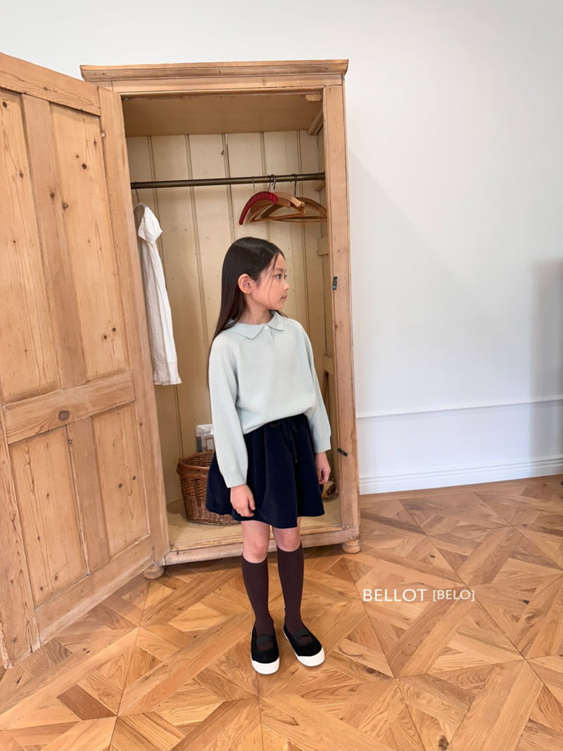 Bellot - Korean Children Fashion - #prettylittlegirls - Wool Collar Knit Pullover - 4