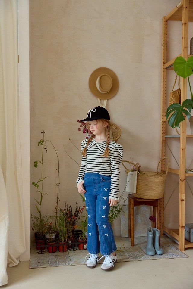 Berry Berry - Korean Children Fashion - #designkidswear - Bubble Gum Bootscut Pants - 11