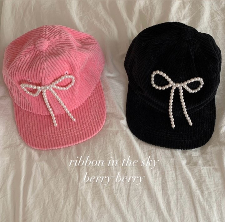 Berry Berry - Korean Children Fashion - #discoveringself - Pearl Ball Cap - 3