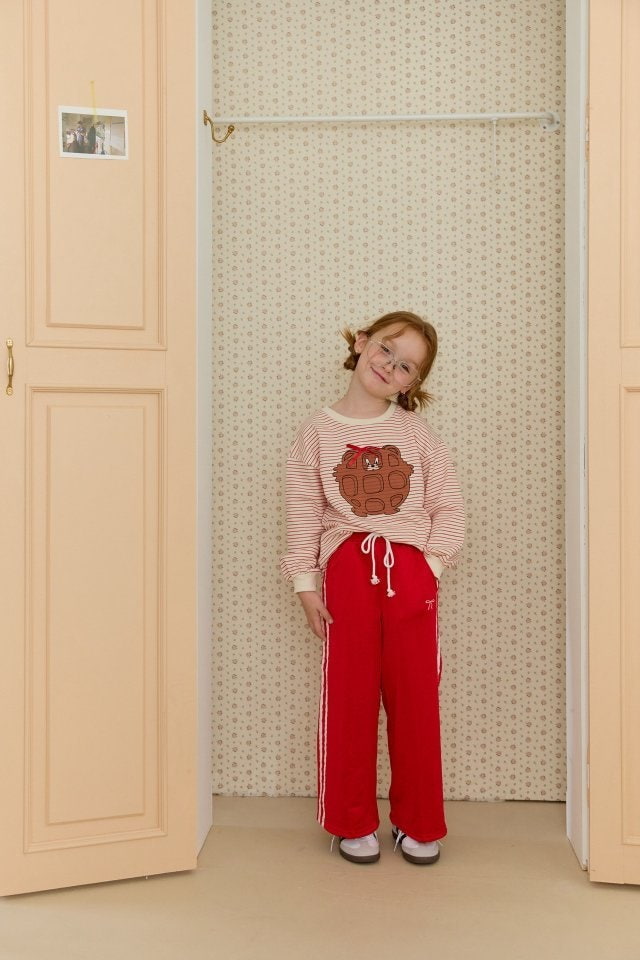 Berry Berry - Korean Children Fashion - #fashionkids - Waffle Cherry Tee