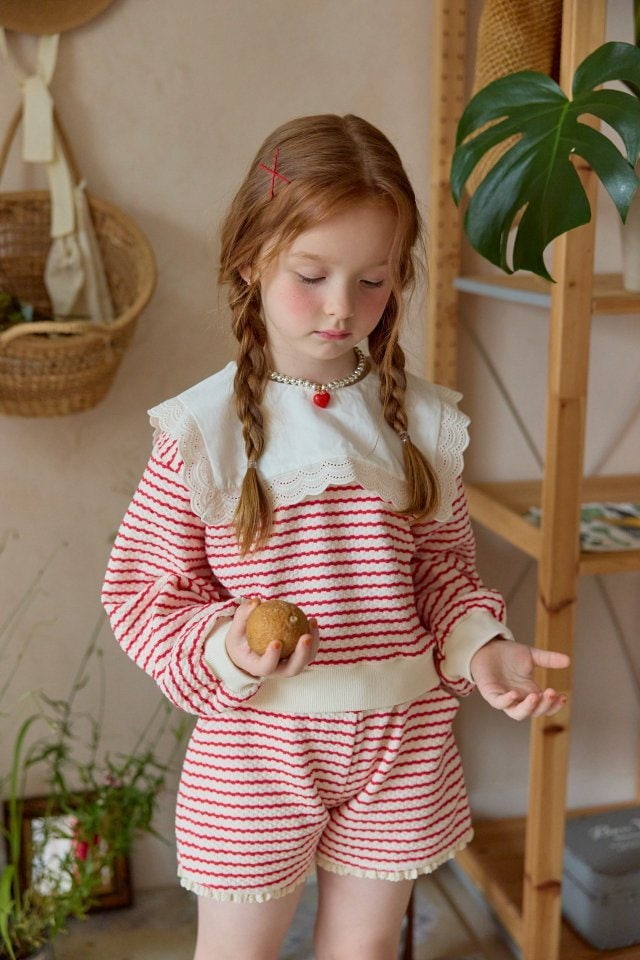 Berry Berry - Korean Children Fashion - #kidsshorts - Chic Set