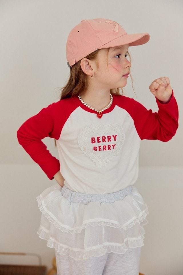 Berry Berry - Korean Children Fashion - #kidsshorts - Raglan Tee - 9