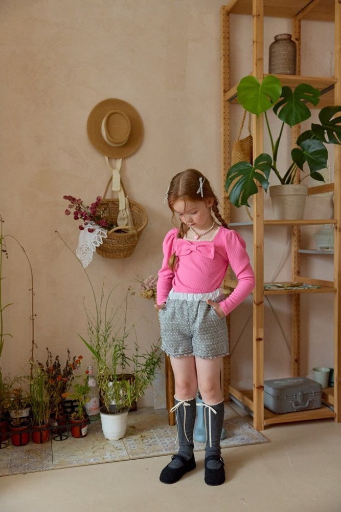 Berry Berry - Korean Children Fashion - #magicofchildhood - Tweed Short Pants - 2