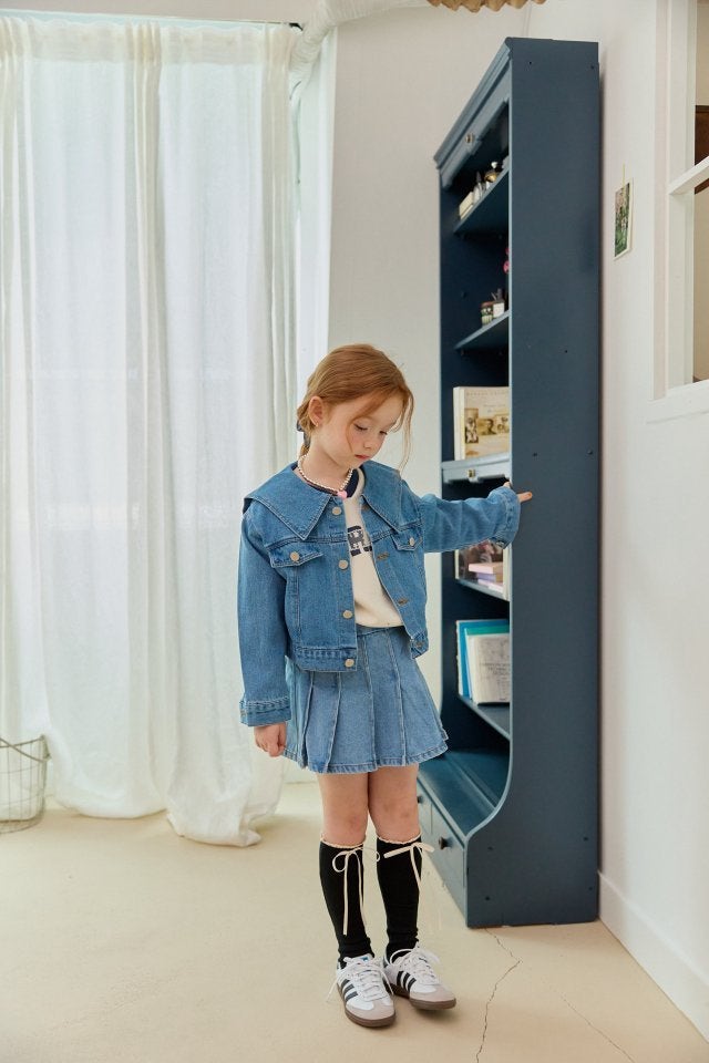 Berry Berry - Korean Children Fashion - #prettylittlegirls - Everything Denim Jacket - 5