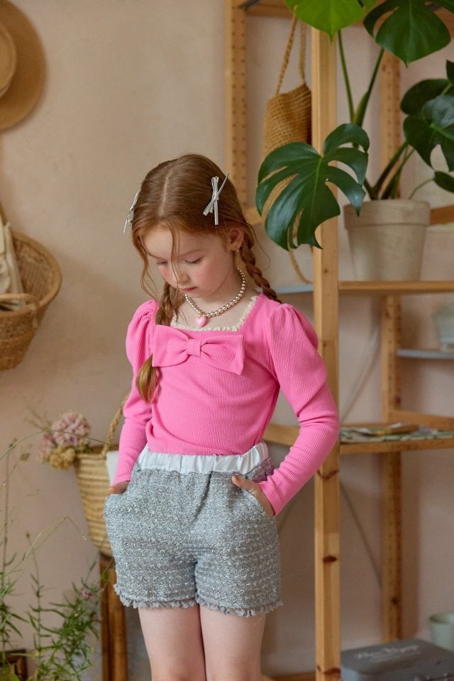 Berry Berry - Korean Children Fashion - #toddlerclothing - Tweed Short Pants - 6