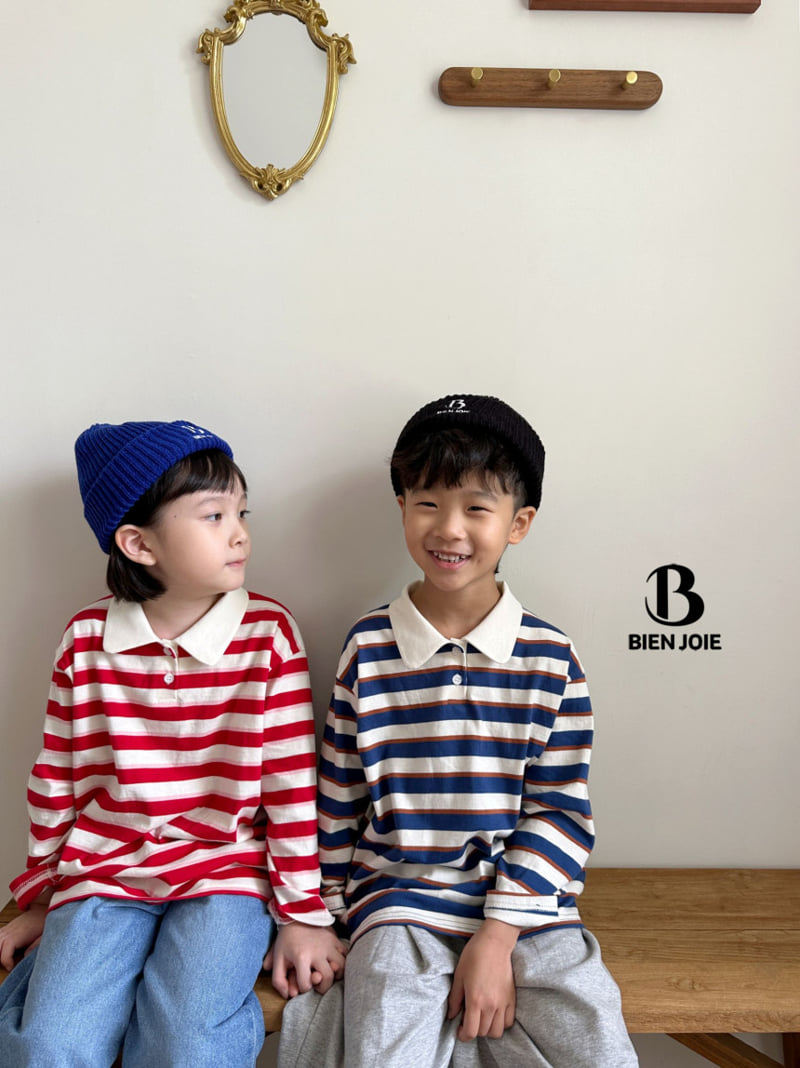 Bien Joie - Korean Children Fashion - #stylishchildhood - Shake Collar Tee - 4