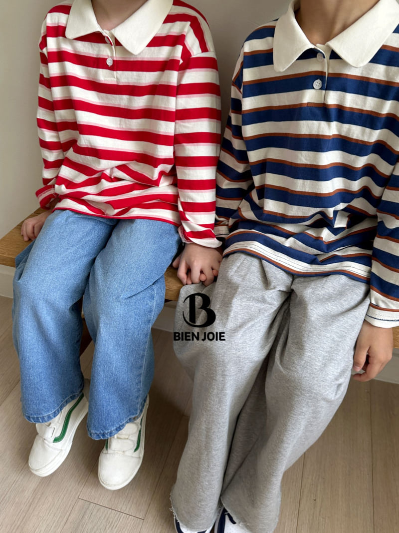 Bien Joie - Korean Children Fashion - #childrensboutique - Shake Collar Tee - 5