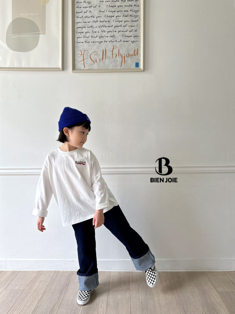 Bien Joie - Korean Children Fashion - #discoveringself - Prove Roll-up Denim Pants - 5