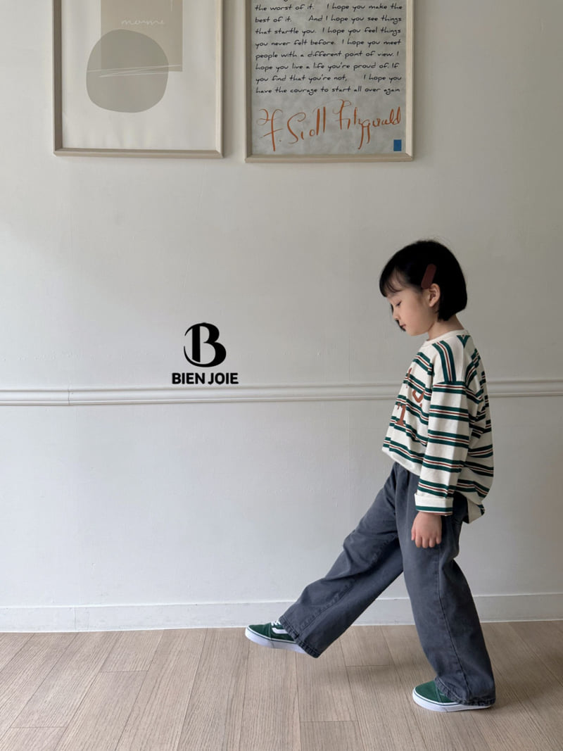 Bien Joie - Korean Children Fashion - #discoveringself - Khaki Denim Pants - 2