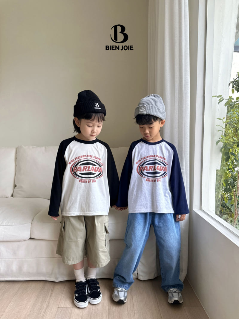 Bien Joie - Korean Children Fashion - #discoveringself - Mix Raglan Tee - 12