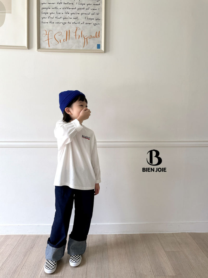 Bien Joie - Korean Children Fashion - #fashionkids - Prove Roll-up Denim Pants - 6