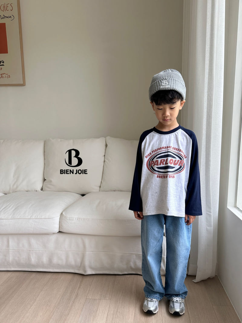 Bien Joie - Korean Children Fashion - #kidzfashiontrend - Mix Raglan Tee - 2