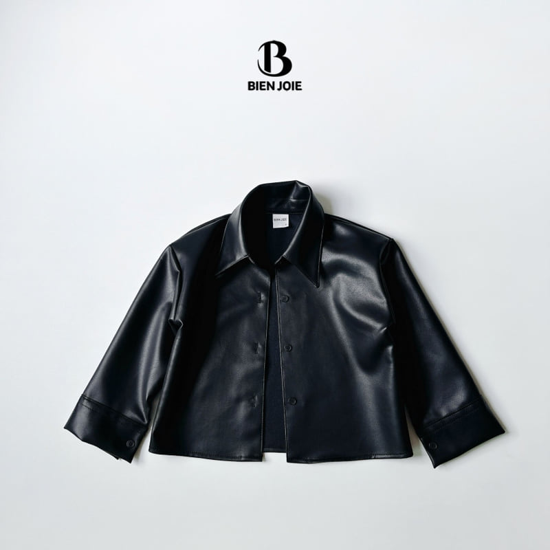 Bien Joie - Korean Children Fashion - #littlefashionista - Carnibal Leather Shirt