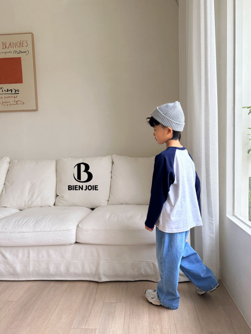 Bien Joie - Korean Children Fashion - #Kfashion4kids - Mix Raglan Tee - 4