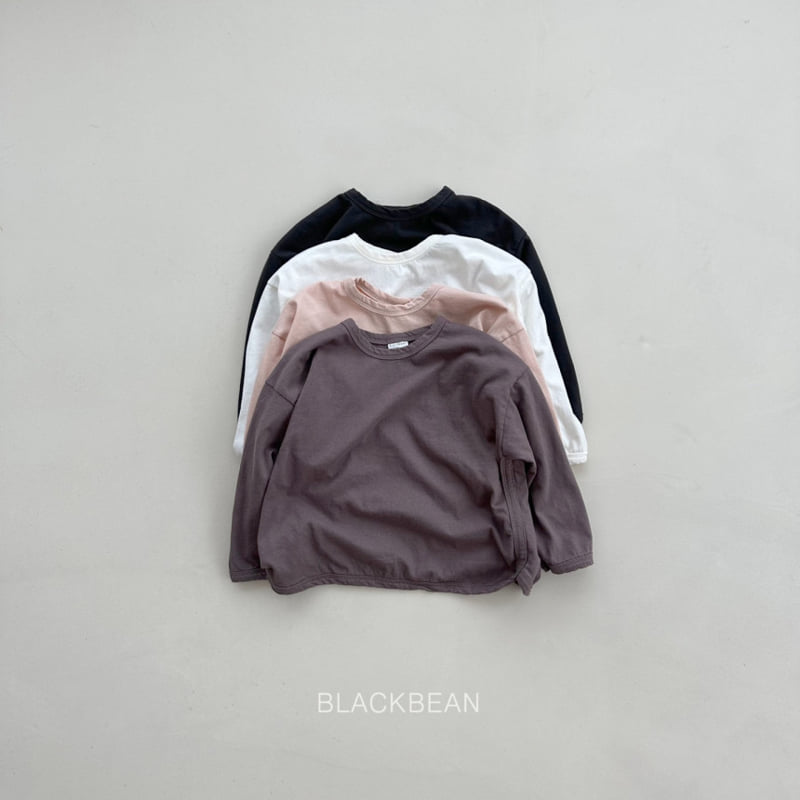 Black Bean - Korean Children Fashion - #childofig - Camel Piping Tee