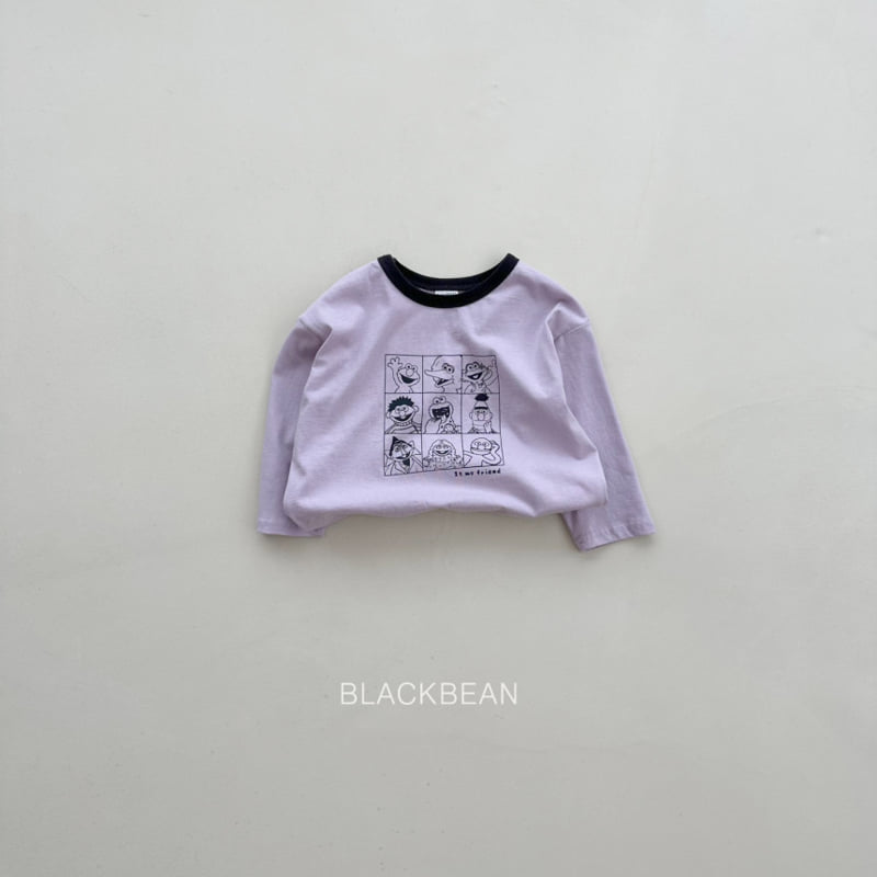 Black Bean - Korean Children Fashion - #discoveringself - Cartoon Tee - 12