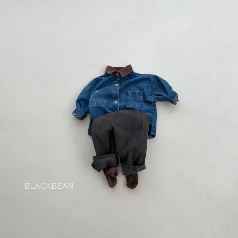 Black Bean - Korean Children Fashion - #fashionkids - Amber Denim Shirt - 3