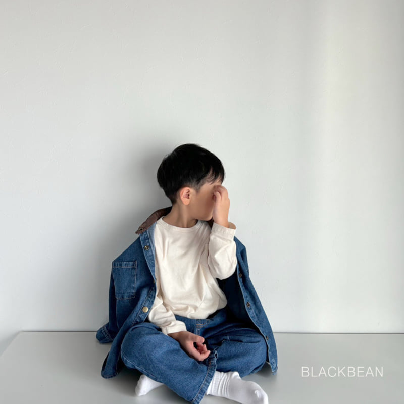 Black Bean - Korean Children Fashion - #kidzfashiontrend - Amber Denim Shirt - 6