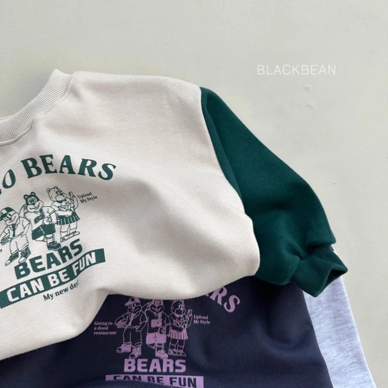 Black Bean - Korean Children Fashion - #littlefashionista - Hello Sweatshirts - 9