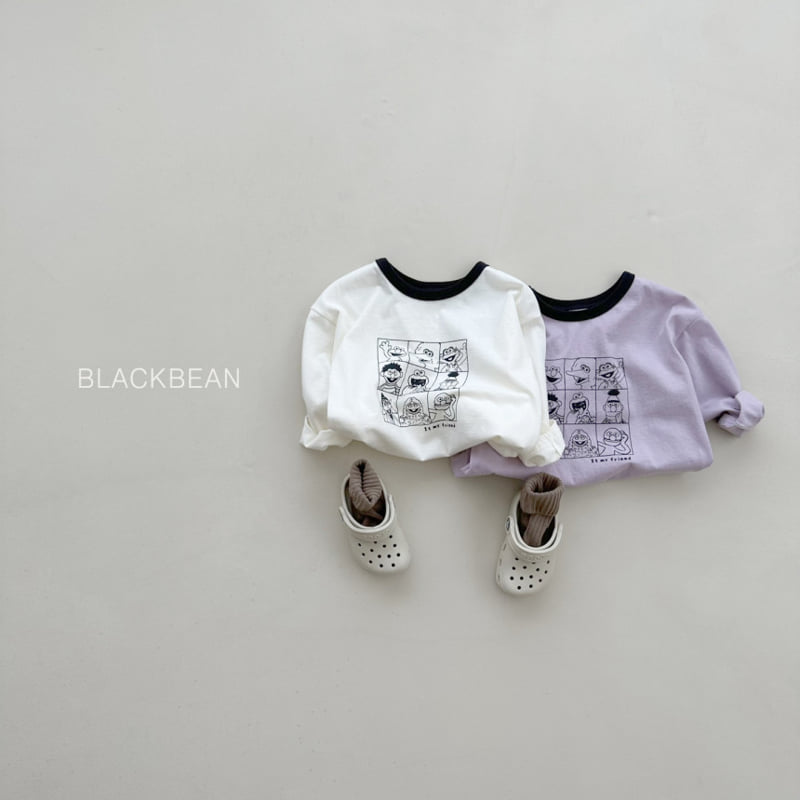 Black Bean - Korean Children Fashion - #magicofchildhood - Cartoon Tee - 3