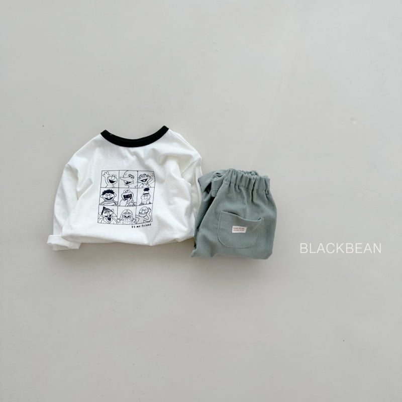 Black Bean - Korean Children Fashion - #magicofchildhood - Cartoon Tee - 4