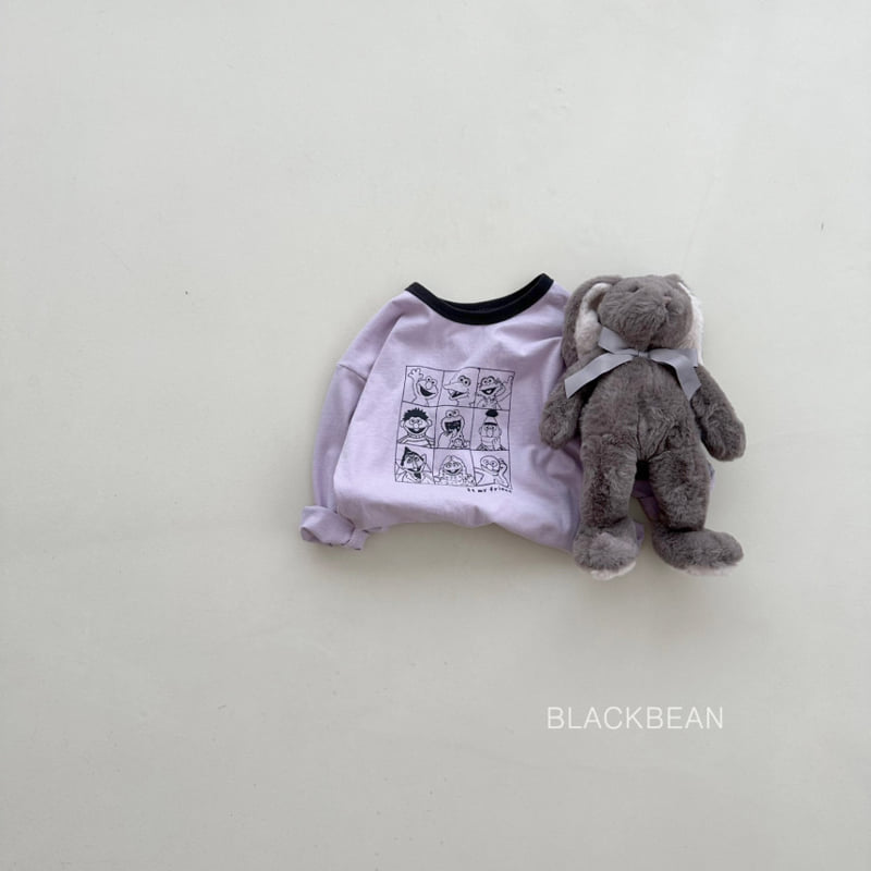 Black Bean - Korean Children Fashion - #todddlerfashion - Cartoon Tee - 6