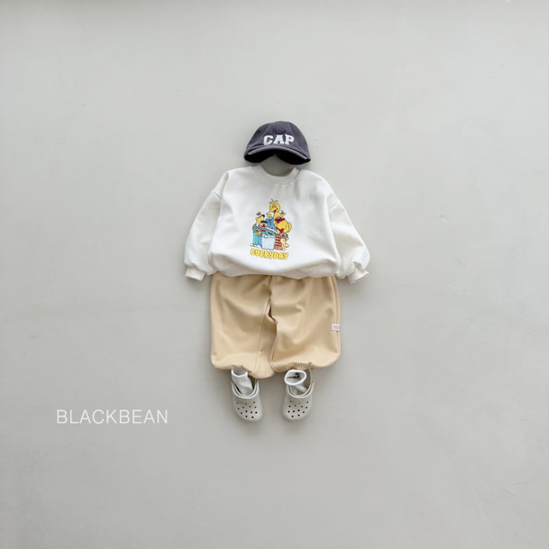 Black Bean - Korean Children Fashion - #todddlerfashion - Friend Sweatshirts - 5