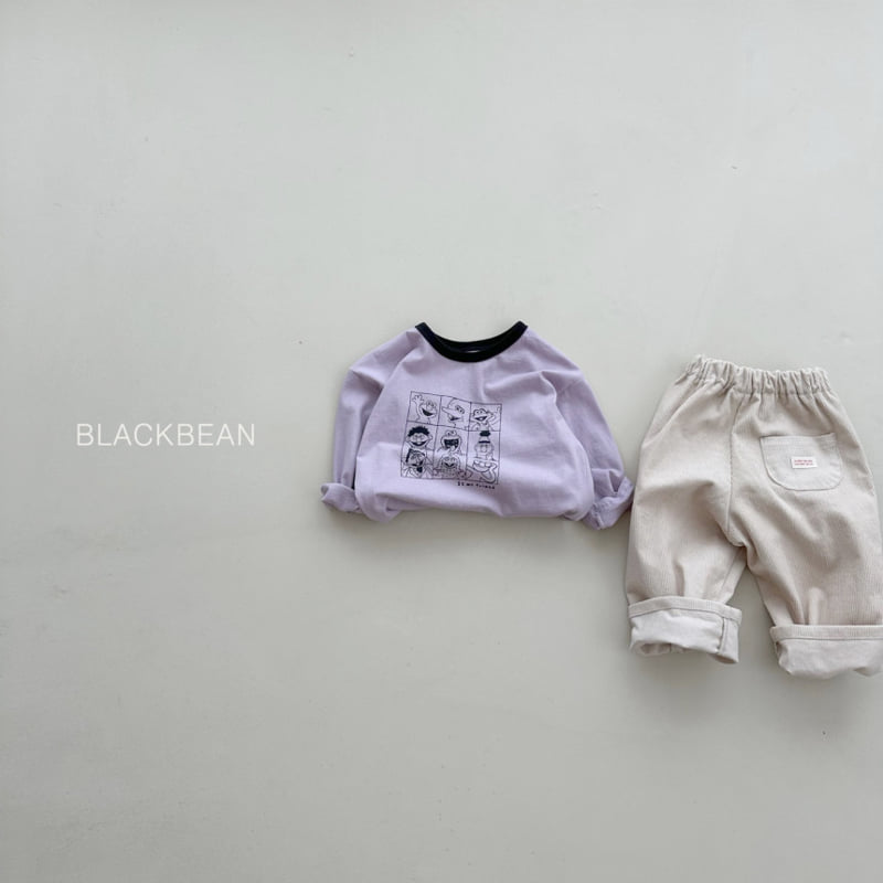 Black Bean - Korean Children Fashion - #toddlerclothing - Cartoon Tee - 7