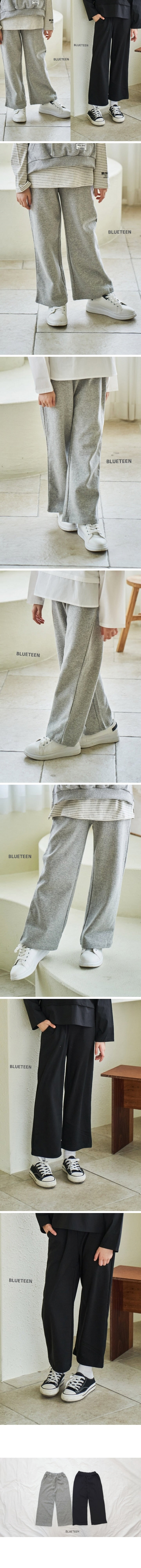 Blueteen - Korean Children Fashion - #childofig - Straight Wide Pants