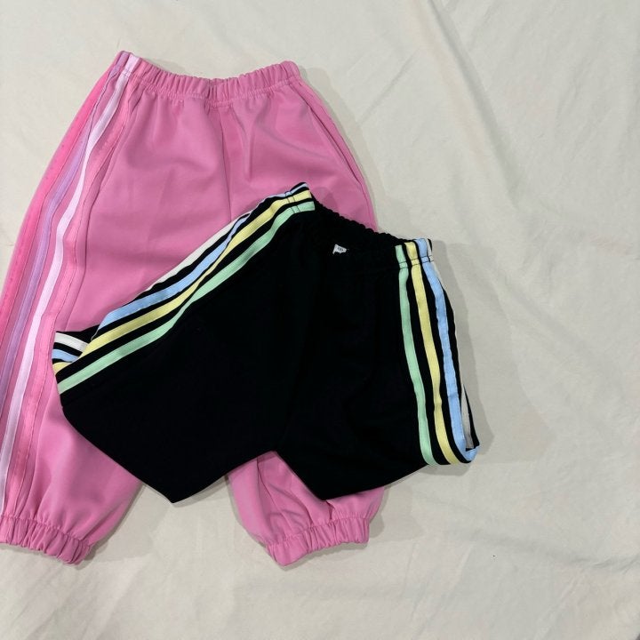 Bobo j - Korean Children Fashion - #designkidswear - Color Stripes Pants - 3