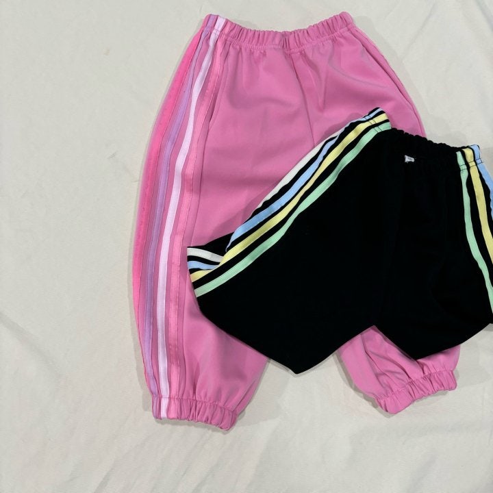 Bobo j - Korean Children Fashion - #designkidswear - Color Stripes Pants - 4