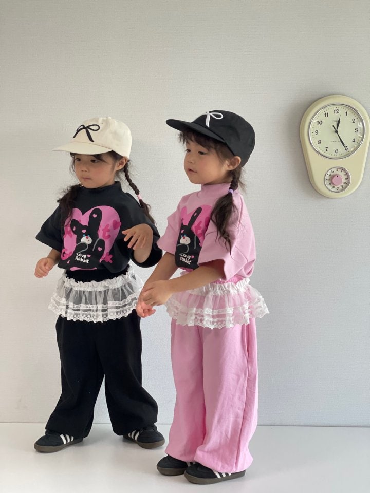 Bobo j - Korean Children Fashion - #fashionkids - Lace Jogger Pants - 6