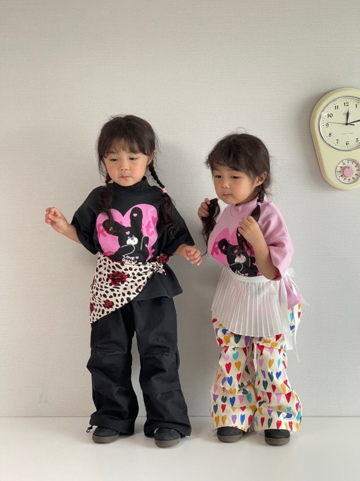 Bobo j - Korean Children Fashion - #todddlerfashion - Heart Pants - 5