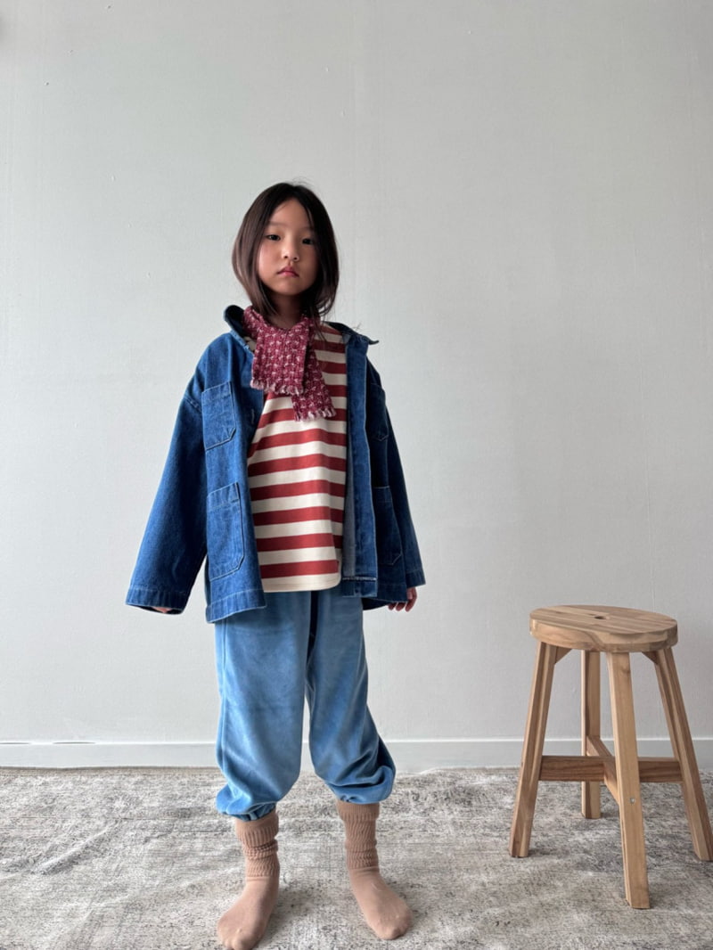 Bon Bon Butik - Korean Children Fashion - #fashionkids - Velvour Jogger Pants - 6