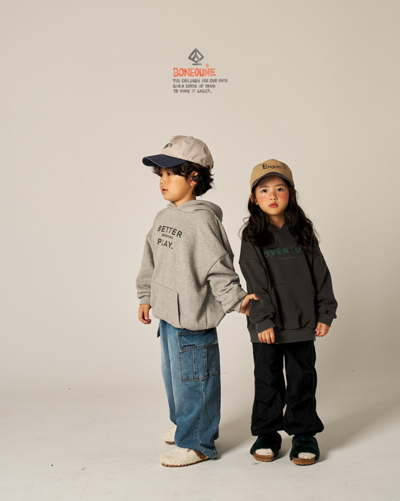 Boneoune - Korean Children Fashion - #Kfashion4kids - Adventure Pigment Hood Top - 12