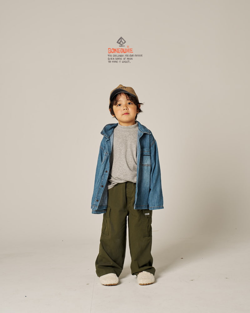 Boneoune - Korean Children Fashion - #Kfashion4kids - Half Neck Tee - 8