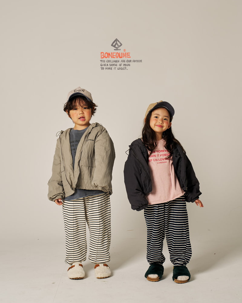 Boneoune - Korean Children Fashion - #Kfashion4kids - Wide Crop Pigment Tee - 12