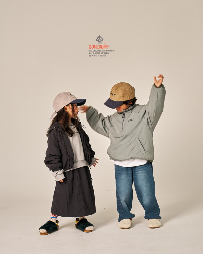 Boneoune - Korean Children Fashion - #Kfashion4kids - Star Crop Hood Jacket - 8