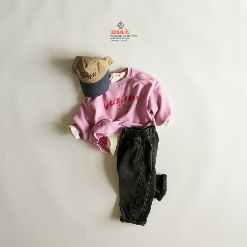 Boneoune - Korean Children Fashion - #childofig - Chide Denim Pants - 5